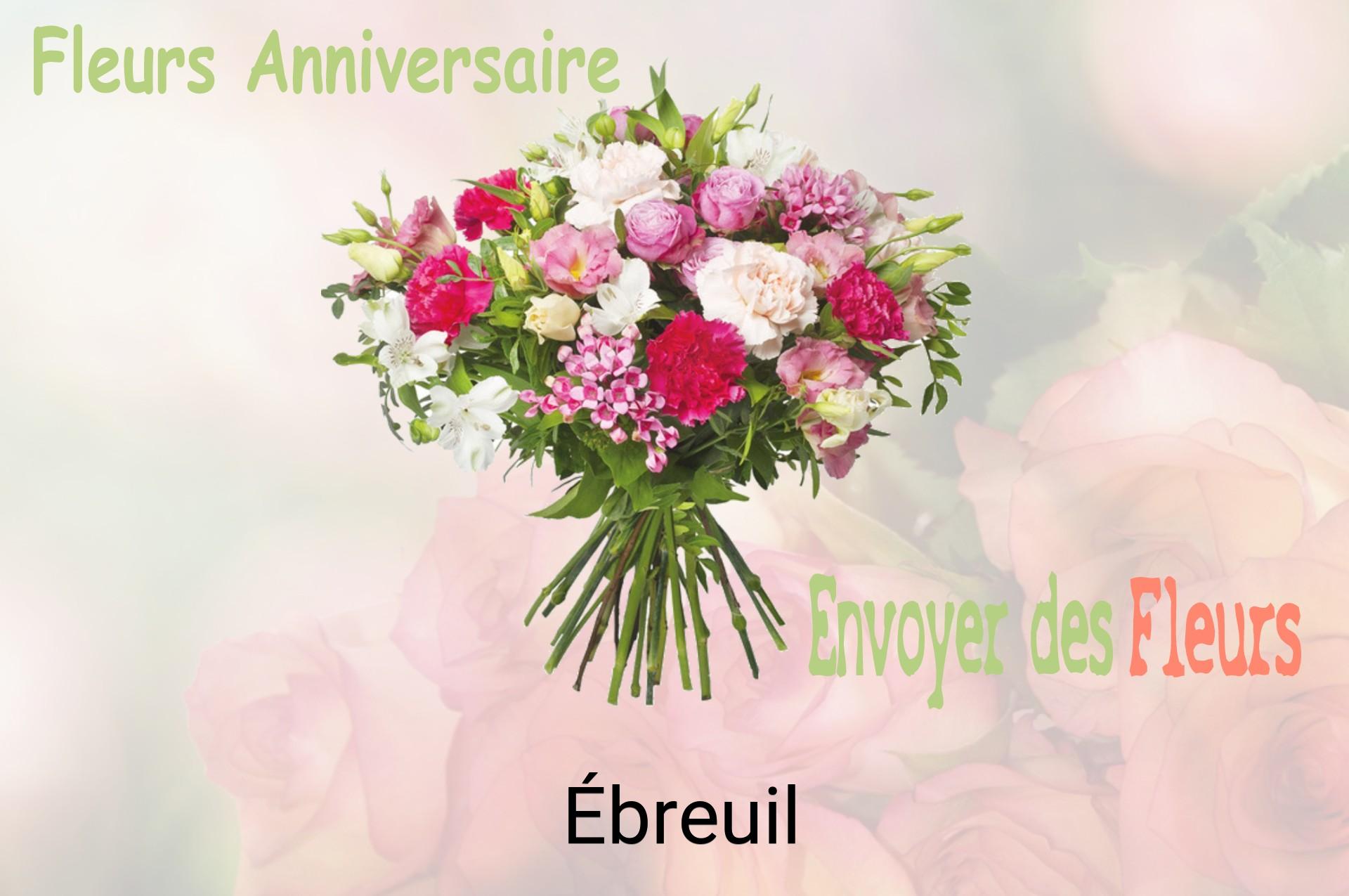 Bouquet de fleurs d’anniversaire livré à Ébreuil