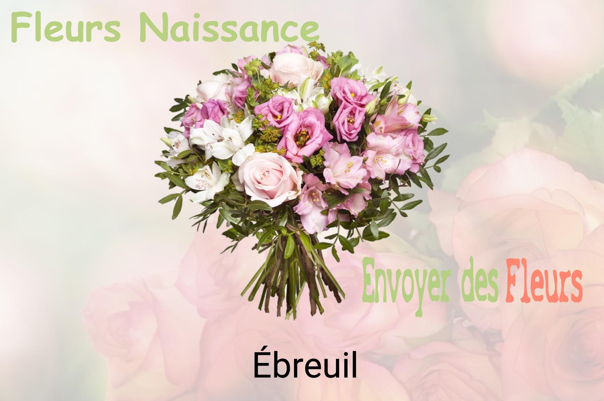 Bouquet de fleurs de naissance livré à Ébreuil